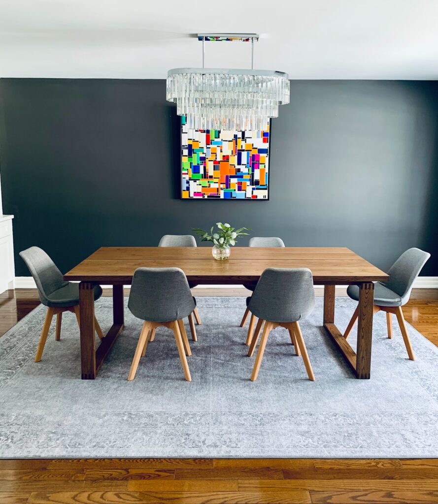 Décoration de table à manger