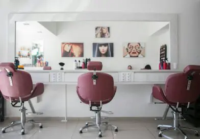 Décoration d'un salon de beauté
